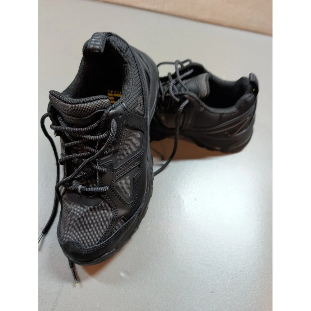 ACE Tactical Mens 8.5 Work Shoes Black Slip Resistant ASTM F2892-18 EH 64024